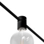 Câble plat noir 2x1.5mm pour guirlande au mètre
