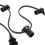 Câble plat noir 2x1.5mm pour guirlande au mètre