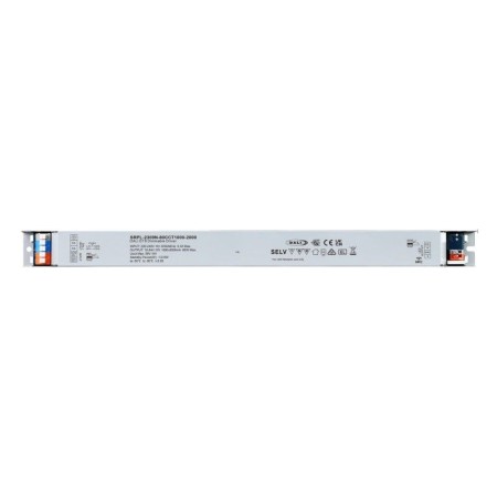 Driver dimmable DALI2 DT8 - 80W - Courant constant - Sortie 10-54V DC - 1000-2000mA - NFC