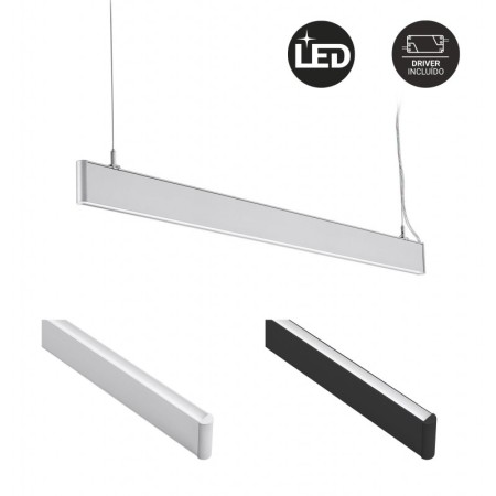 Linéaire LED suspendue / surface 40W - Slim - 120cm - 3100lm