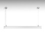 Luminaire linéaire LED CCT réglable de 3000-5000ºK de surface / suspendu - 40W - Puissance réglable - 120cm