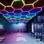 Luminaire linéaire pour hexagone - RGB IC - 44 cm