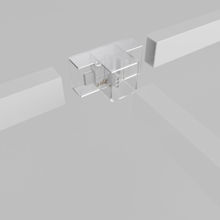 Connecteur en T pour luminaire linéaire - 2,2 cm