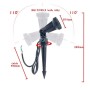 Kit Piquet de jardin + Ampoule GU10 LED 5W en vert