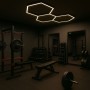 Lampe LED hexagonale - 6500K - 3 hexagones - 440cm