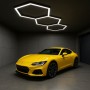 Lampe LED hexagonale - 6500K - 3 hexagones - 440cm