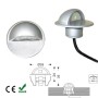 Balise LED encastrable 12V-DC 0.4W - Blanc chaud 3000K