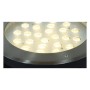 Spot LED extérieur encastrable au sol 18W 12V-DC IP67 - Blanc chaud 3000K
