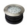 Spot LED extérieur encastrable au sol 18W 12V-DC IP67 - Blanc chaud 3000K