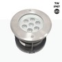 Balise LED encastrable au sol 7W - Blanc chaud 3000K - Ø15cm- IP67 - 220v