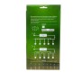 Pack de 6 spots LED encastrables au sol Ø40x20mm 0,4W 12V-DC IP67