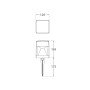 Spot LED sur piquet FUMAGALLI "ELISA SPIKE" - GX53 - CCT - IP55