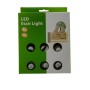 Pack de 6 balises LED encastrables 0,4W IP67 pour escalier