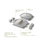 Coffret de connexion étanche IP68 READYBOX 120, 5 connecteurs 6mm2