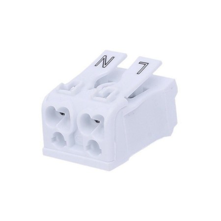 Borne de Connexion Rapide 2 Pôles – 16A, 450V AC