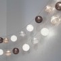 Guirlande lumineuse LED exterieur 24 boules 3 mètres USB - Intérieur / Extérieur