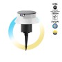 Potelet LED solaire sur piquet 18cm avec capteur PIR - 3 modes de fonctionnement CCT réglable sur 3 températures de 3000-6500ºK