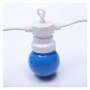 Guirlande LED multicolore fil blanc 10 ampoules LED - 8 mètres