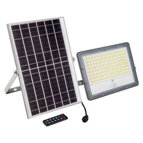 Projecteur solaire LED de sécurité 16W - Capteur PIR et télécommande - 4000K - IP65