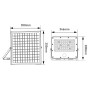 Projecteur solaire LED de sécurité 32W - Détecteur PIR et télécommande - 4000K - IP65