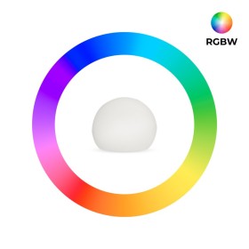Lampe de table ou lampadaire extérieur sphère - RGBW - 1W - Ø12cm - Rechargeable