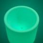 Jardinière cylindrique LED RGBW - 5W - 40 x Ø 40cm - Rechargeable