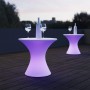 Table lumineuse LED RGBW - 58 x Ø60 cm - 12W - Rechargeable