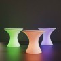 Table lumineuse LED RGBW - 58 x Ø60 cm - 12W - Rechargeable