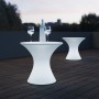Table lumineuse LED RGBW - 58 x Ø60 cm - 12W - Rechargeable