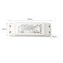 Panneau LED slim CCT réglable sur 3 températures différentes de 3000-6000ºK avec télécommande - 60x60cm - 40W