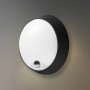 Plafonnier LED extérieur rond avec capteur PIR - 20W - CCT - IP65