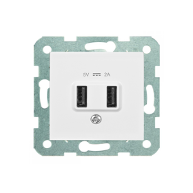 Prise murale chargeur USB double 5V 2A - Panasonic