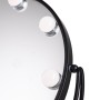 Miroir de maquillage éclairé LED 4200ºK 48x43Cm Noir 40.000H [SUN-KRS-430-B]