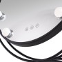 Miroir de maquillage éclairé LED 4200ºK 48x43Cm Noir 40.000H [SUN-KRS-430-B]