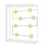Module LED carré pour enseignes lumineuses - 2W - 12V - IP65 - 160º - 3000K