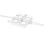 Module LED carré pour enseignes lumineuses - 2W - 12V - IP65 - 160º - 3000K