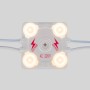 Module LED carré pour signalisation - 3,6W - 220V AC - IP65 - 165º.