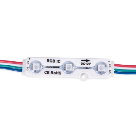 Modules LED RGB IC pour enseignes lumineuses - 0,72W - 12V - IP65 - 120º