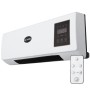 Chauffage + Ventilateur PTC 1500W Blanc Télécommande