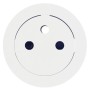 Enjoliveur LEGRAND Céliane pour prise de courant 2P+T Surface - Blanc