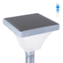 Lampadaire solaire LED rectangulaire pour jardins 45W avec détecteur de proximité