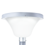 Lampadaire solaire circulaire à LED pour jardins 45W avec détecteur de proximité