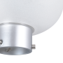 Lampadaire solaire circulaire à LED pour jardins 45W avec détecteur de proximité