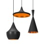 Suspension scandinave en métal 3 lampes "Trippel"