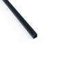 Profilé de bande LED en surface pour angles - Avec diffuseur - Kit complet - 15,8x15,8mm - Bande LED ≤10 mm - 1 mètre