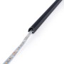 Profilé de bande LED en surface pour angles - Avec diffuseur - Kit complet - 15,8x15,8mm - Bande LED ≤10 mm - 1 mètre
