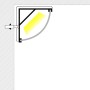Profilé de bande LED en surface pour angles - Avec diffuseur - Kit complet - 15,8x15,8mm - Bande LED ≤10 mm - 1 mètre
