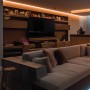 Profilé de bande LED en surface pour angles - Avec diffuseur - Kit complet - 15,8x15,8mm - Bande LED ≤10 mm - 1 mètre