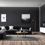 Profilé de bande LED en surface pour angles - Avec diffuseur - Kit complet - 15,8x15,8mm - Bande LED ≤10 mm - 1 mètre