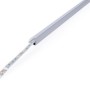 Profilé de bande LED en surface pour angles - Avec diffuseur - Kit complet - 15,8x15,8mm - Bande LED ≤10 mm - 1 mètre